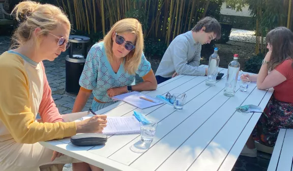 buiten werken rond offman