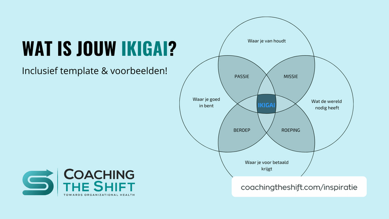 IKIGAI model & template invullen coaching