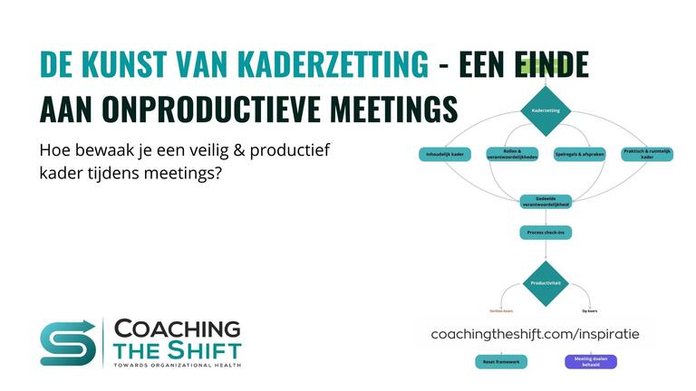 Kaderzetting voor leiders productieve team meetings