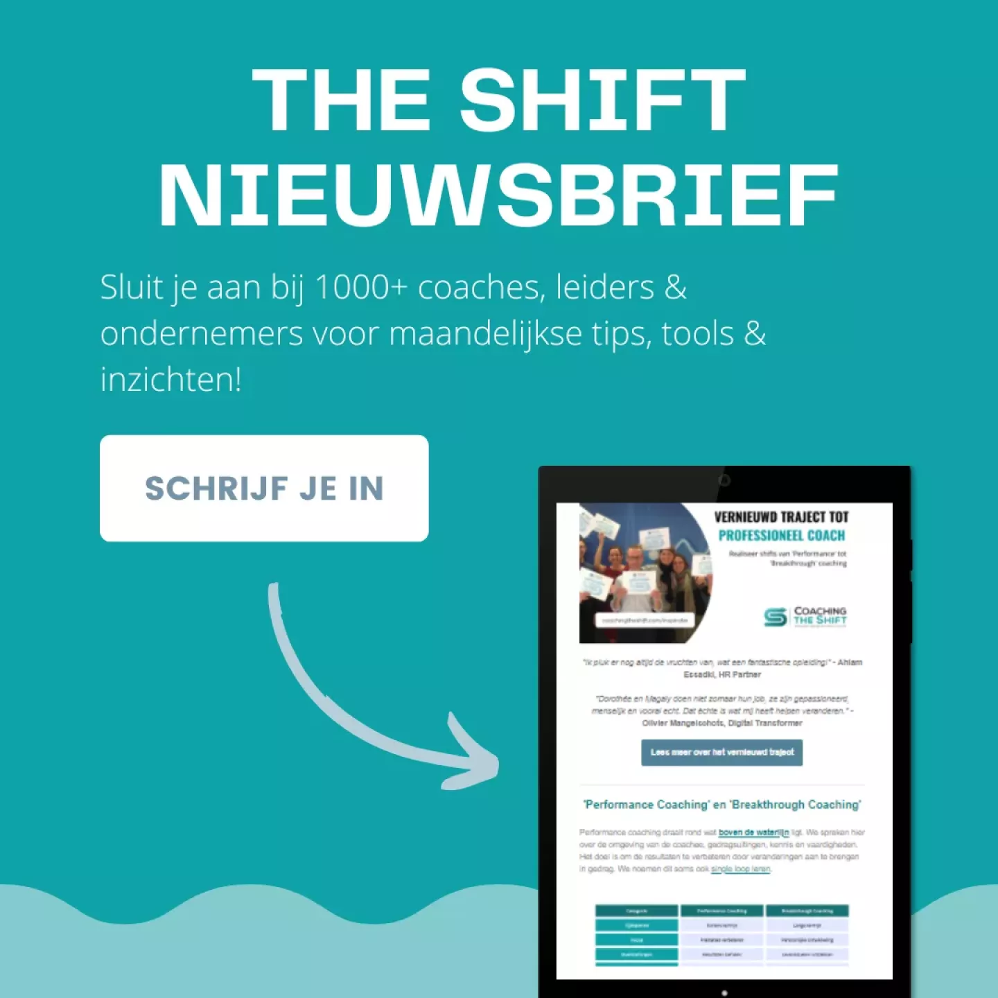 The shift nieuwsbrief voor persoonlijk leiderschap